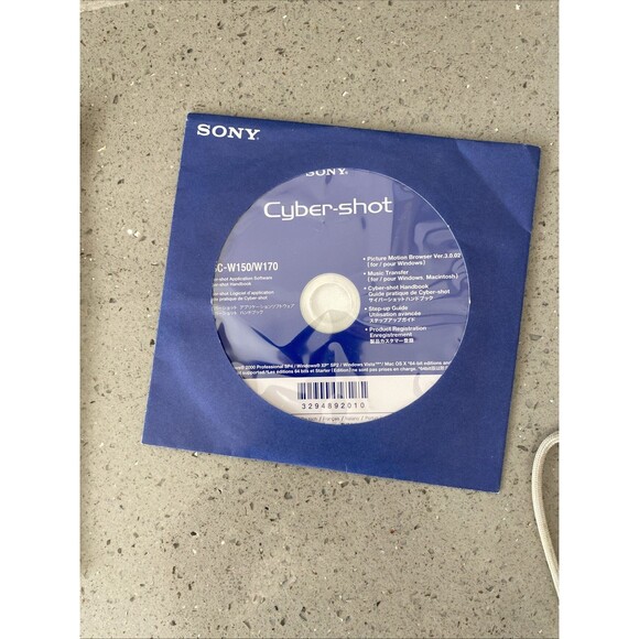 Sony Cybershot DSC-W150 Digital Camera 8.1 W/ Memory Stick & Battery/Charger - Picture 7 of 8